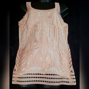 Express Women's Sleeveless Layered Top Large